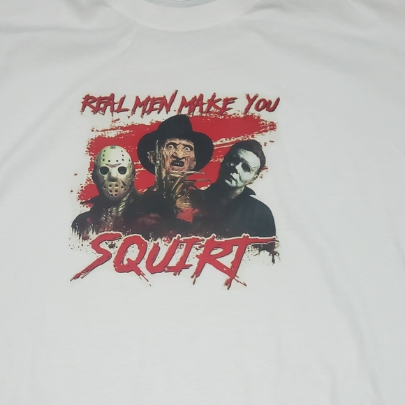 Real men  mike ,Jason and Freddy tshirt - Picture 3 of 3